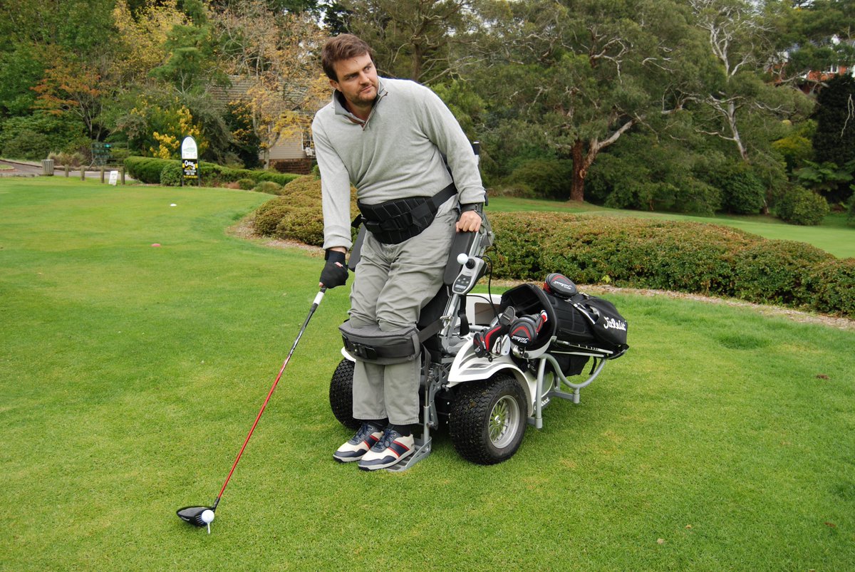 Read about how <a href="/genUconnect/">genU</a> plan to bring the <a href="/paragolfer/">Anthony</a> to our region tinyurl.com/ybmgxon3 #humansingeelong #golf #accessible #community Photo supplied by genU