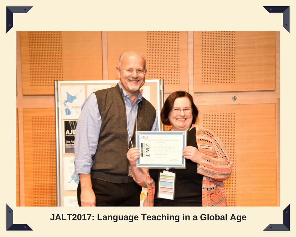 jaltorg's tweet photo. Were you at #JALT2017?
Can you tell us more about these photo?
Hope to see you at #JALT2018! 🌟
#BestofJALT https://t.co/DyIsOvbrkC