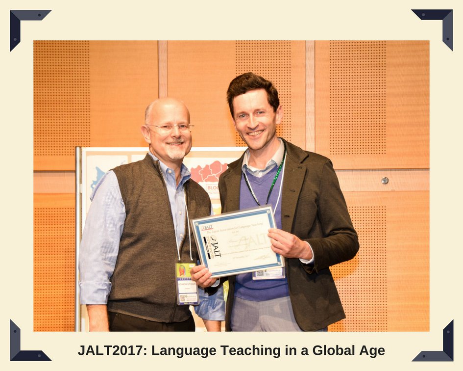 jaltorg's tweet photo. Were you at #JALT2017?
Can you tell us more about these photo?
Hope to see you at #JALT2018! 🌟
#BestofJALT https://t.co/SPTkO1WpIR