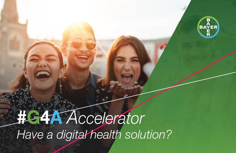 Don’t miss your chance to join #G4A Accelerator in Berlin for 3 months! Check the website for information about challenge areas and application conditions. g4a.health