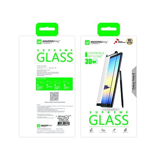 techrack_in's tweet image. #mobile #screenguards 
#Oleophobic coating prevents excessive fingerprints
AMAZINGthing Samsung Galaxy Note 8 Supreme Glass Screen Protector U Fit-Smart 0.3 mm (Black) 

buff.ly/2jpsB1Y