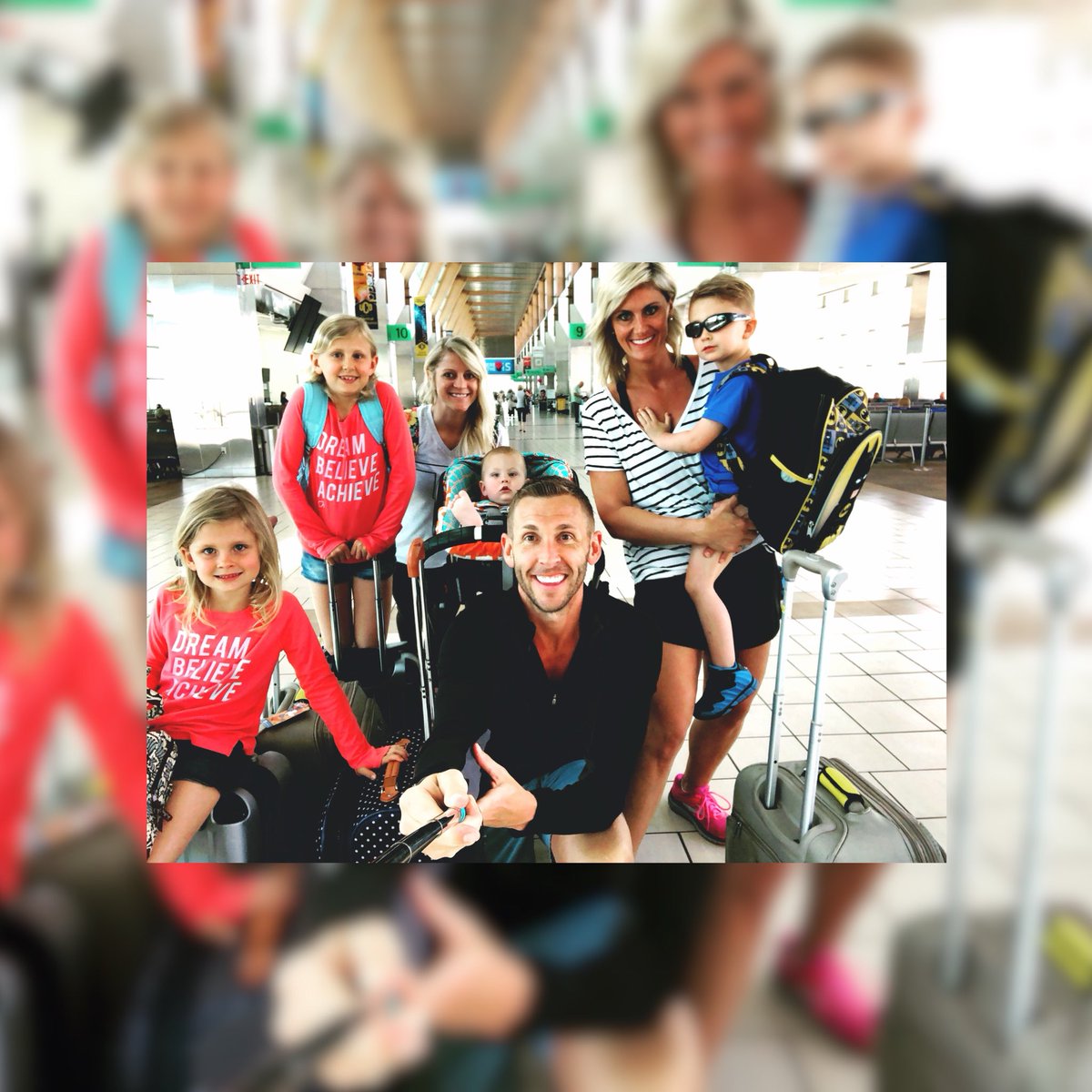 Family travel is fun, especially with 4 kids, 5 suitcases, 5 backpacks🎒, and a nanny! All carry-on, no checked baggage, 4 day trip to Seaside, FL. #efficienttravel #minimalluggage #bagstobeaches #travelbloggers