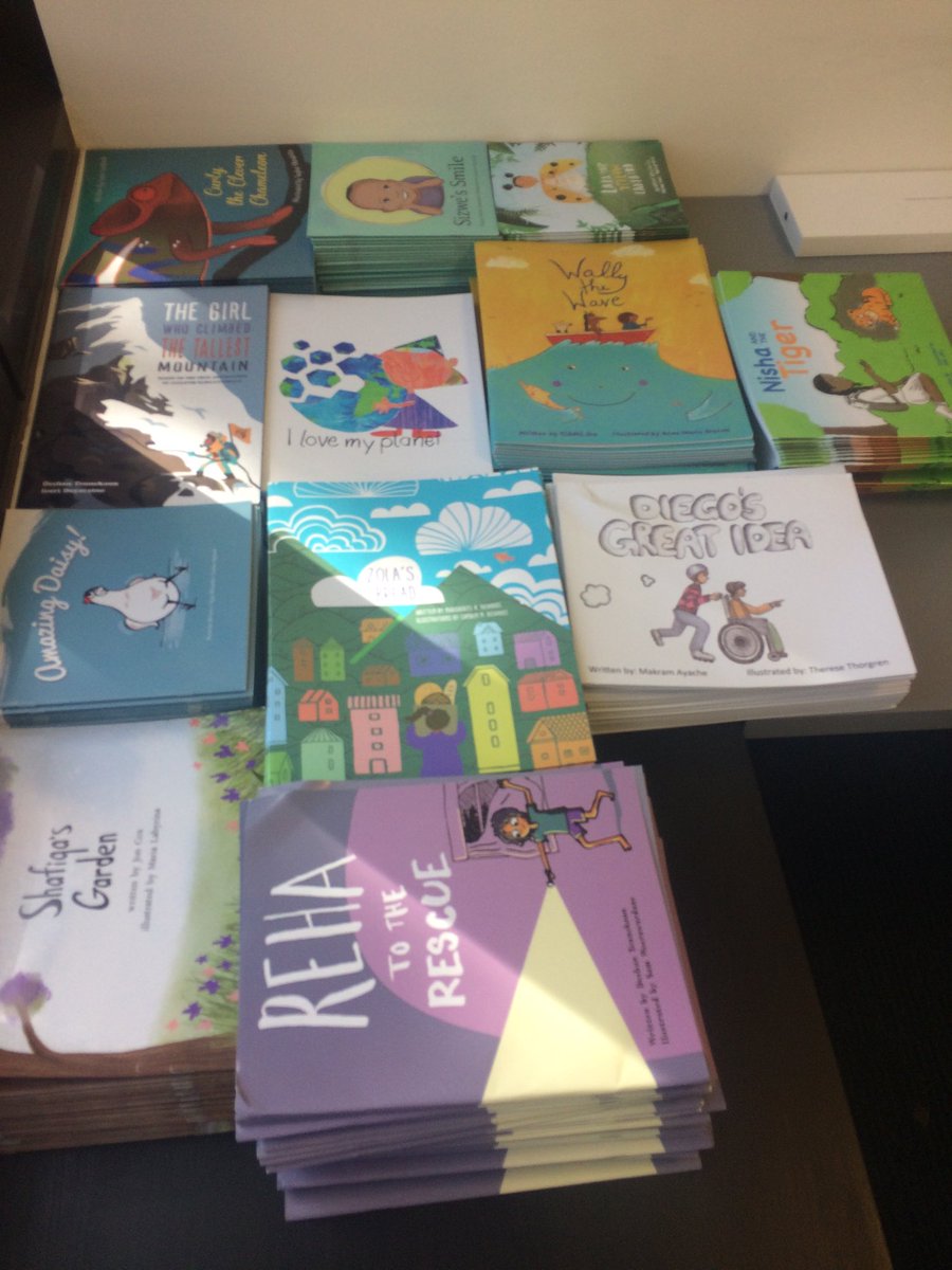 lesleeudwin's tweet image. fresh off the printing press the first batch of the @thinkequalorg series of 120 originally created Social and Emotional Learning books from age 3-7. One book a week with 4 lesson plans based on each book from age 3 - that’s how to prevent discrimination &amp;amp; violence.