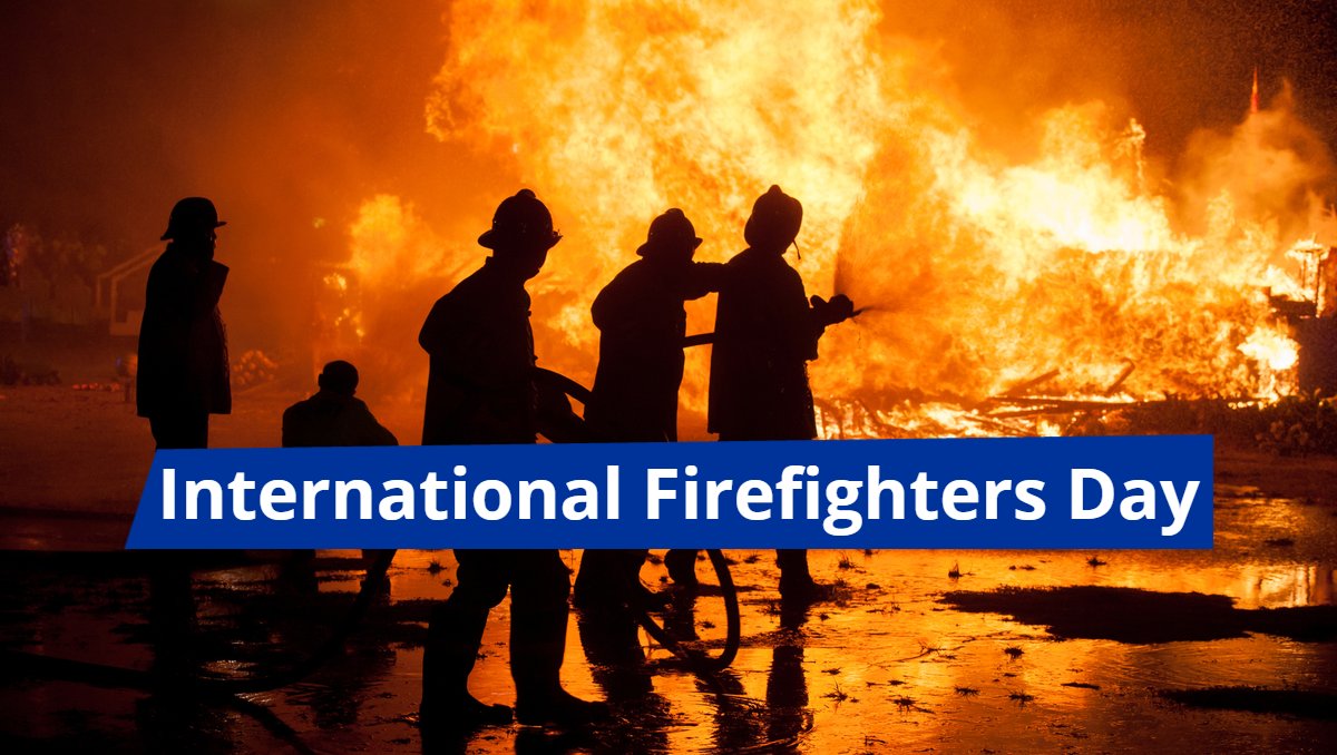Today is #InternationalFirefightersDay! 👨‍🚒 We salute the province's brave firefighters for their tireless efforts to keep us all safe.👏💯 @CapeNature1 @vwsfires @wo_fire @OverbergFPA @NCCwildfires @VulcanWildfire @EnviroWildfires