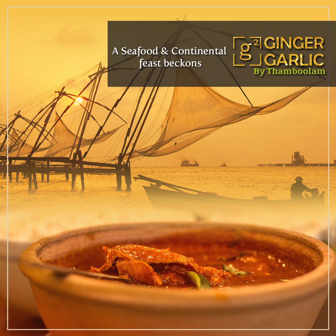 GingerGarlicG2's tweet photo. Enjoy a lavish spread of seafood options, prepared by expert chefs, only at Ginger Garlic - G2 by Thamboolam
.
.
.
.
#GingerGarlicG2 #GingerGarlicG2ByThamboolam #manipal #udupi https://t.co/nioYxudK5m