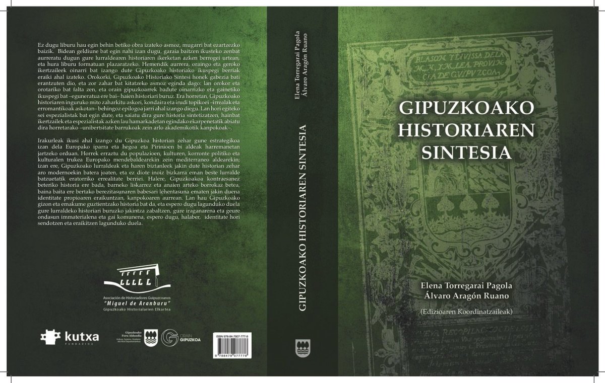 Dagoeneko Gipuzkoako Historiaren Sintesia liburudendetan dago. Goza ezazue