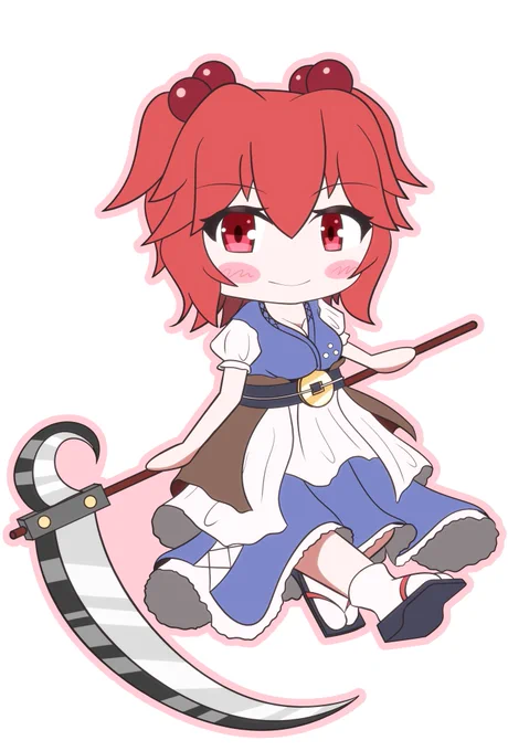 こまえーきのキーホルダーができました。#東方#四季映姫・ヤマザナドゥ#小野塚小町 