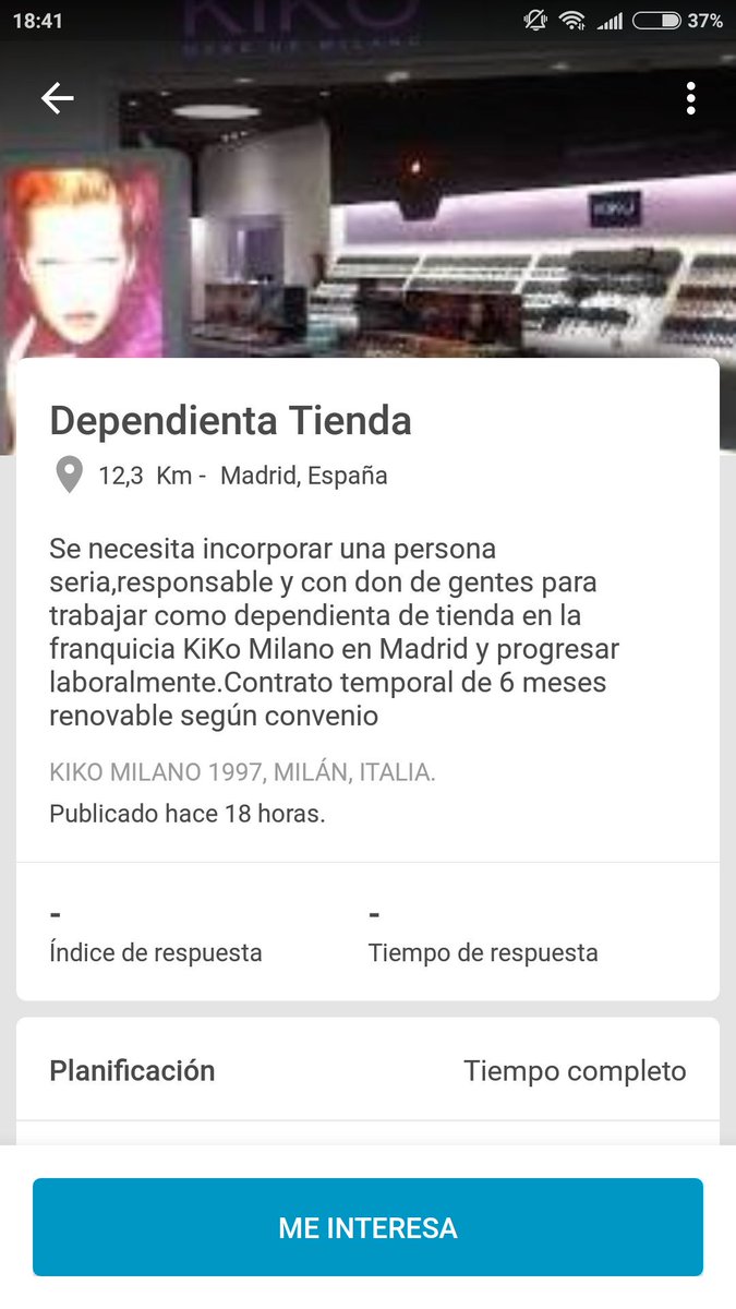 Arantxi_Mateo's tweet image. Bueno ya que nadie me manda un privado lo pondré públicamente: ayer encontré una oferta de trabajo y me pusieron lo siguiente @KikoMilanoES @policia