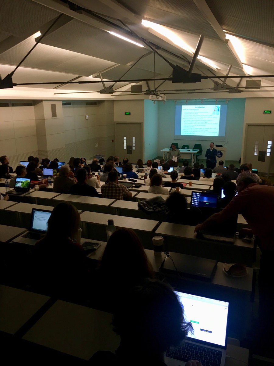 Started the day <a href="/khasedutr/">Kadir Has Üniversitesi</a>, providing #H2020 and #MSCA focused training with #80 leading members of #academia - getting ready for #excellence in #science #funding opportunities. <a href="/khasineotto/">iNEO</a> #ERC_Research #MSCActions