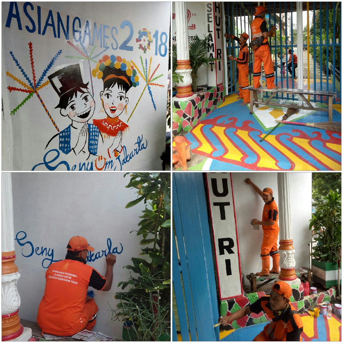 KelPadTimJU's tweet photo. Giat Melukis Dalam Rangka Verivikasi P2
#hpsnjakartautara 
#wkju
#pademangantimur
#ppsu
@ JL.Pademangan IV Gg.31 RT. 010 RW. 01 (Gang Hijau) https://t.co/PzkRskkSSQ