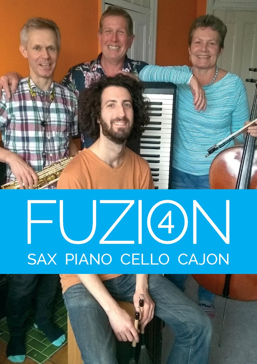 cellopianoduo1's tweet photo. New Fuzion poster -getting ready for #WAF2018 performing at @balhambowls Wandsworth Fringe with Inside3 band @cellopianoduo1 @wandsworth_arts  @WAFfringe https://t.co/Uyr95kgQFf