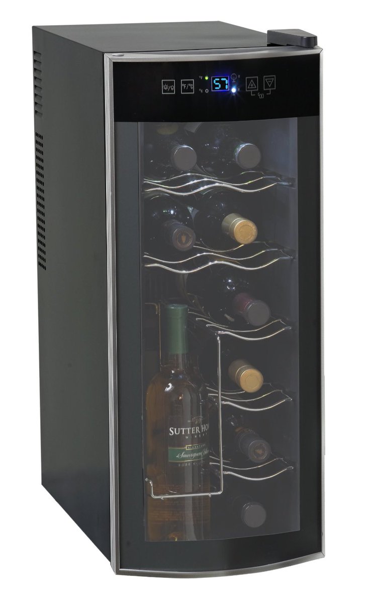 Avanti 12 Bottle Thermoelectric Counter Top #Wine Cooler amzn.to/1oWohrM #winetasting #wineoclock #vino