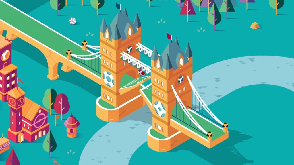 studiomoxie_'s tweet photo. We’ve been using @YoungRubicam’s branding for @EURO2020 this week… and it’s so refreshing and the execution is first class 👏😍 
.
#Euro2020 #Football #Branding #DesigninSport #ThisisMoxie #Wembley #London https://t.co/hu1NK9i29B