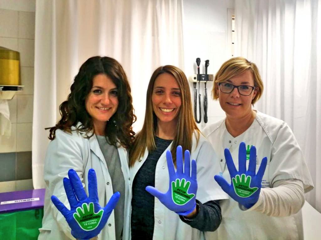 SATSE_Baleares's tweet photo. #Enfermería | En el CS de Son Cladera y en el Hospital General de Palma también decimos #StopAgresiones https://t.co/43r3CoPJP4