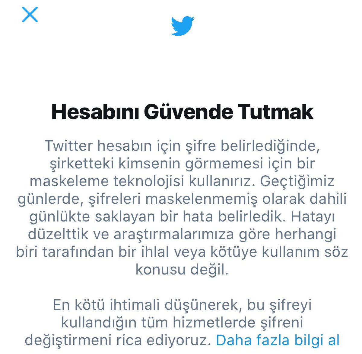 Twitter parolalarınızı yenilemelisiniz!