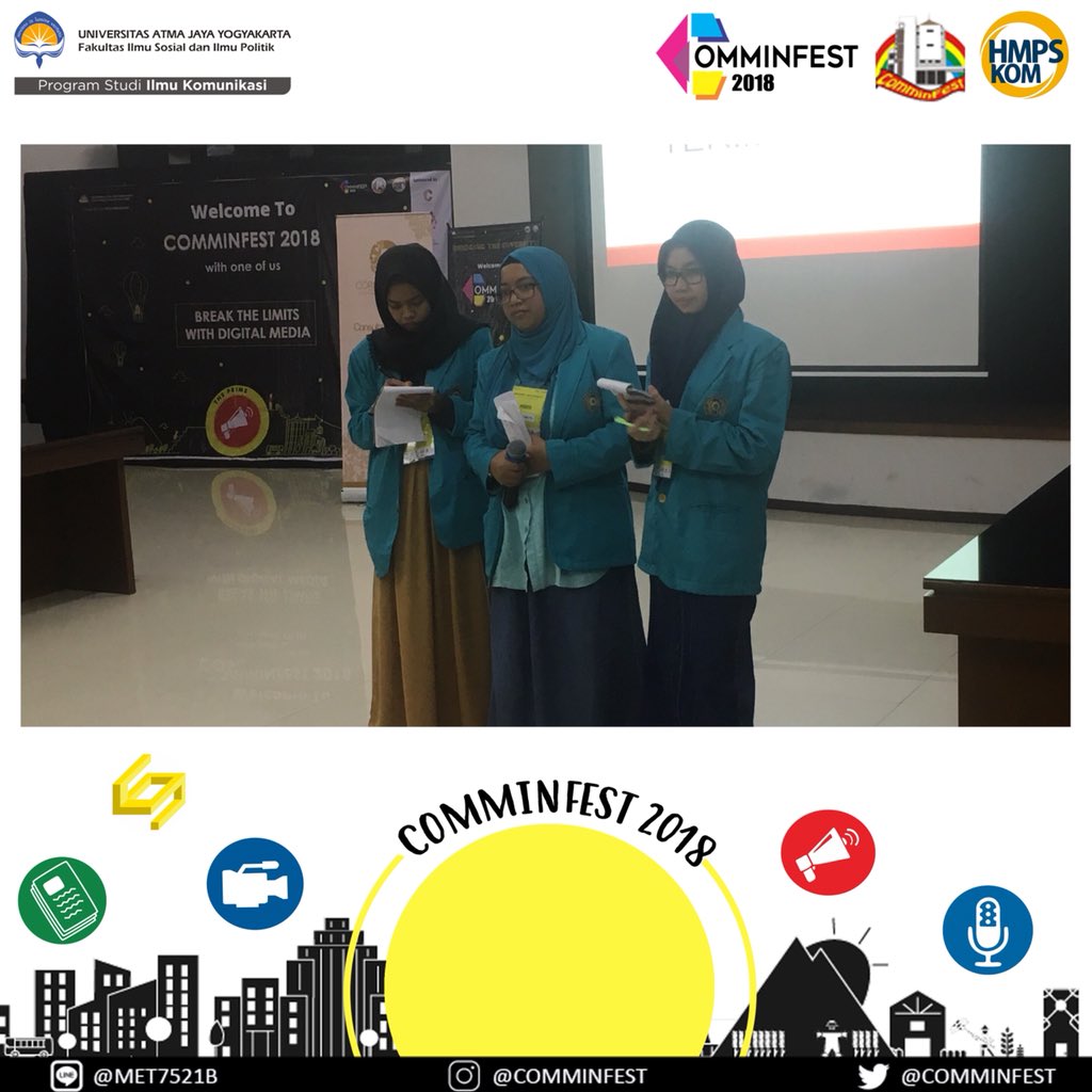 Pitching oleh Tim XTIVITY (Universitas Muhammadiyah Surakarta)
#comminfest #comminfest2018 #ThePRime2018 #uajy