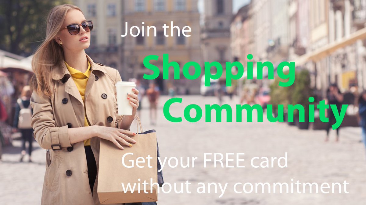 You want to get money back when you shop in real stores or even online?
Register for free and get your discount card by clicking here: cbw.to/p2ss43