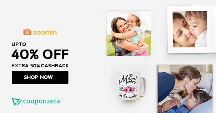 CouponZeta's tweet image. Make Mom's Day with a Personalized Gift 🎁 #mothersdaygift Enjoy Upto 40% + 50% Paytm Cashback #photoMugs #Prints #sale @zoomin #coupons #promocodes #offers #MothersDay 
Order Here: bit.ly/2jsOSf5