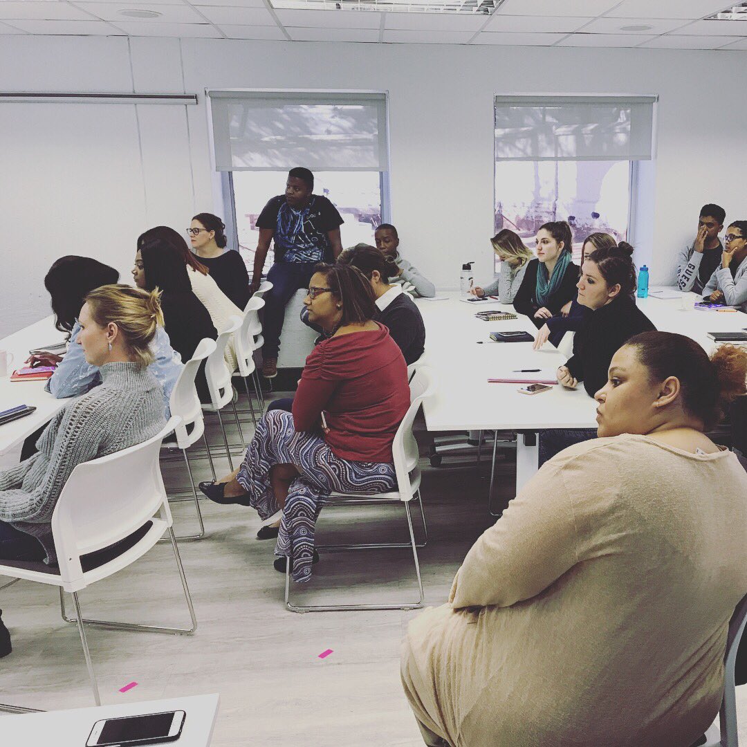 fleishmanZA's tweet photo. How do you get a room of FHers riled up? Start a debate about the pros and cons of press releases in the digital age. #OhNoYouDidnt #FHtraining #happyFriday https://t.co/uwrHYgRiR6