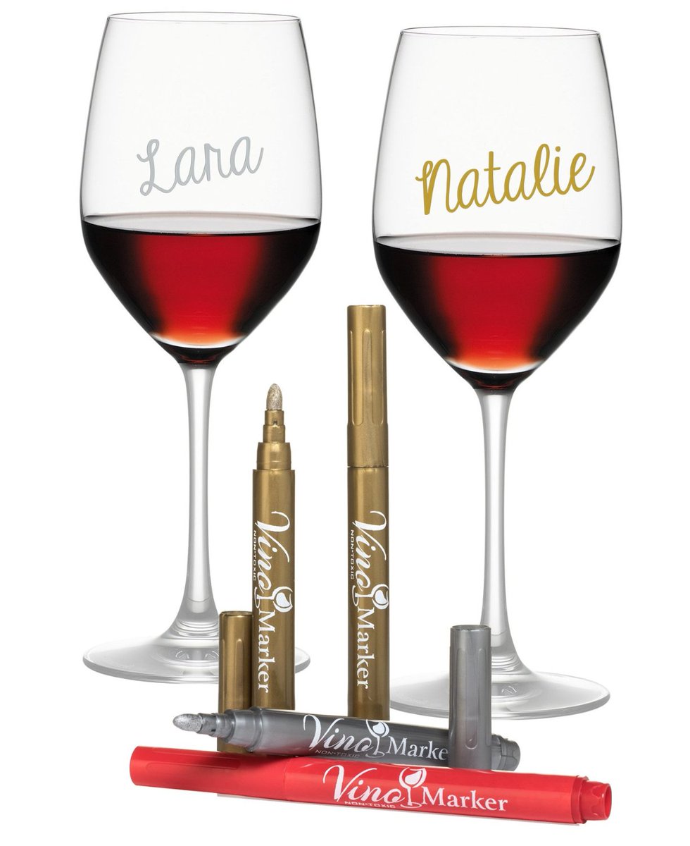 Vino Marker Metallic #Wine Glass Pens -Pack of 4 amzn.to/1RjLfQa #winelovers #winetasting #wino #wineoclock
