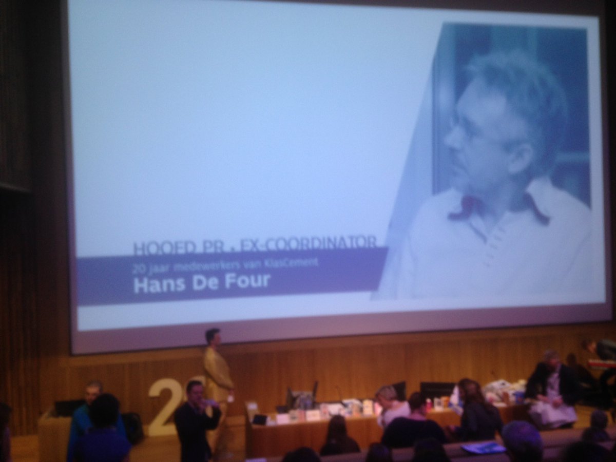 En viering #kc20jaar is gestart...