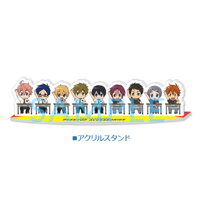Free! ES デスクトップアクセサリー イラストレーションワークス Free!ES イラストレーションワークス デスクトップアクセサリーセット