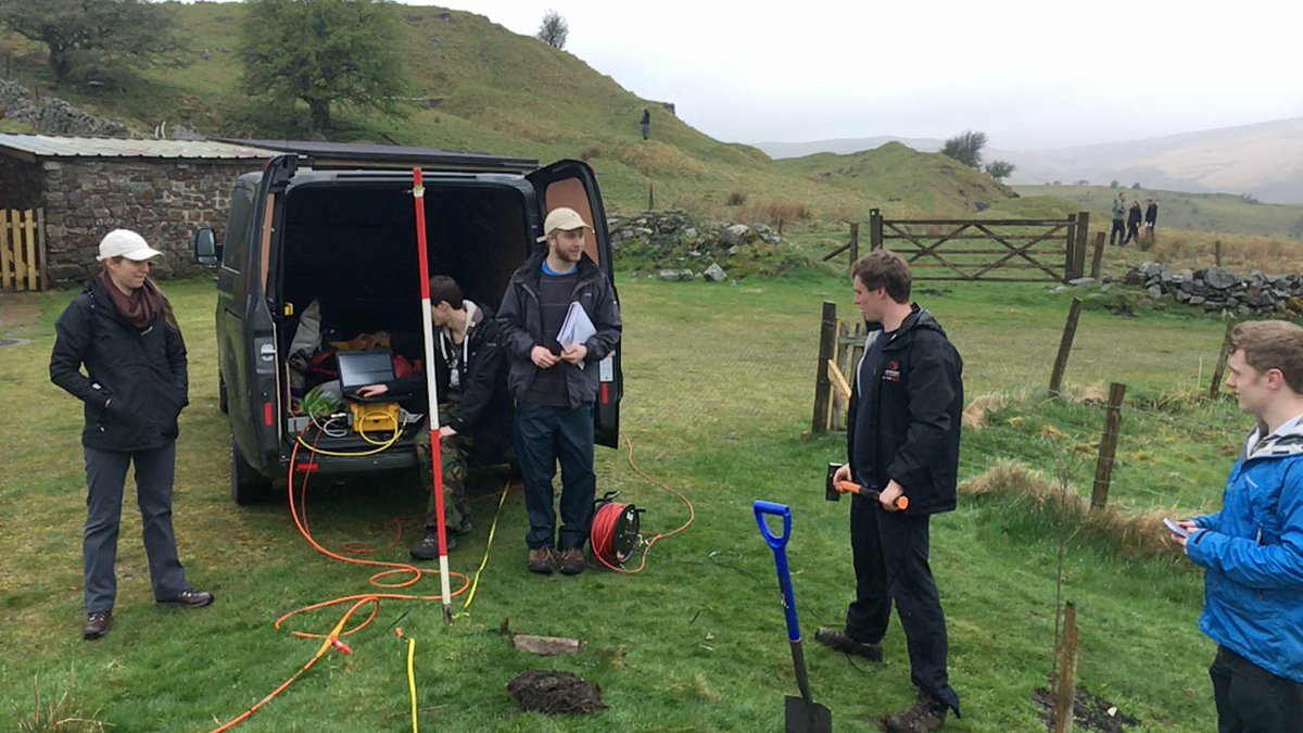 Dr Michael Kendall (@j_m_kendall) on Twitter photo Great week of <a href="/UoBGeophysics/">Bristol Geophysics</a> in the Brecon Beacons in Wales. Wet but good spirits and nice data. Third year EG students from <a href="/UOBEarthScience/">University of Bristol Earth Sciences</a> used seismic refraction, EM and GPR to study historic mining area of the Swansea valley. Great week of <a href="/UoBGeophysics/">Bristol Geophysics</a> in the Brecon Beacons in Wales. Wet but good spirits and nice data. Third year EG students from <a href="/UOBEarthScience/">University of Bristol Earth Sciences</a> used seismic refraction, EM and GPR to study historic mining area of the Swansea valley.