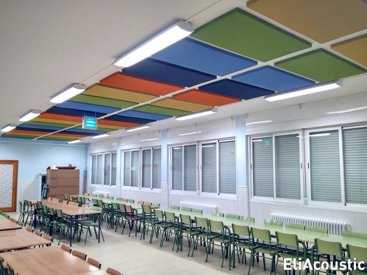 #EliAcoustic is also usefull to reduce noise at schools!