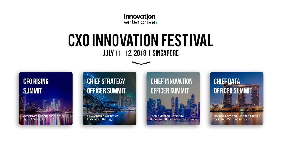 IE_Rui's tweet photo. Our #CxO #Innovation Festival returns to #Singapore on July 11 &amp; 12! This is one of the largest #innovation event in Southeast Asia’s where you will meet the 500 most influential and inspiring business leaders across industries. View details: https://t.co/ut2R4hYdj3 https://t.co/I5ZZhuQpK8