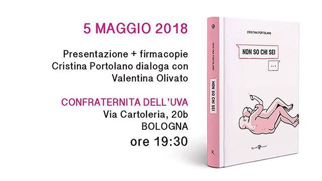 mostriselvaggi's tweet photo. Sabato 5 maggio, alle 19.30, terzo incontro della rassegna #LibriSelvaggi con Cristina Portolano a @la_confraternita_dell_uva. Non mancate!

#eventi #Bologna #portolano https://t.co/MFndU4GtYA https://t.co/5T3DjvYj2r