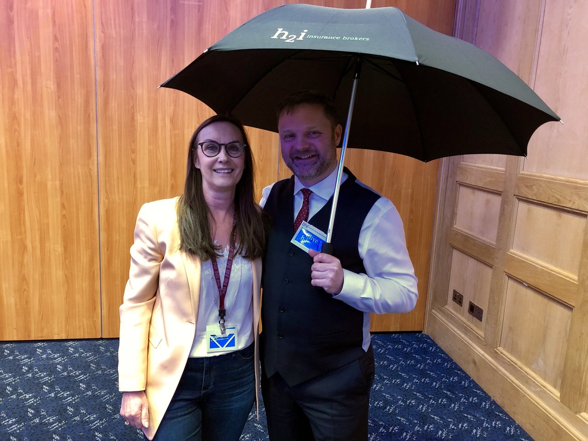 We've got some new h2i branded umbrellas, thanks to the lovely Jack from Boo Design!