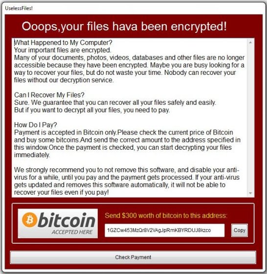 Amigo_A_'s tweet photo. #UselessFiles #Ransomware: Update of the description (if you missed).
https://t.co/cLMYPyQNoy https://t.co/D2C570IUXm