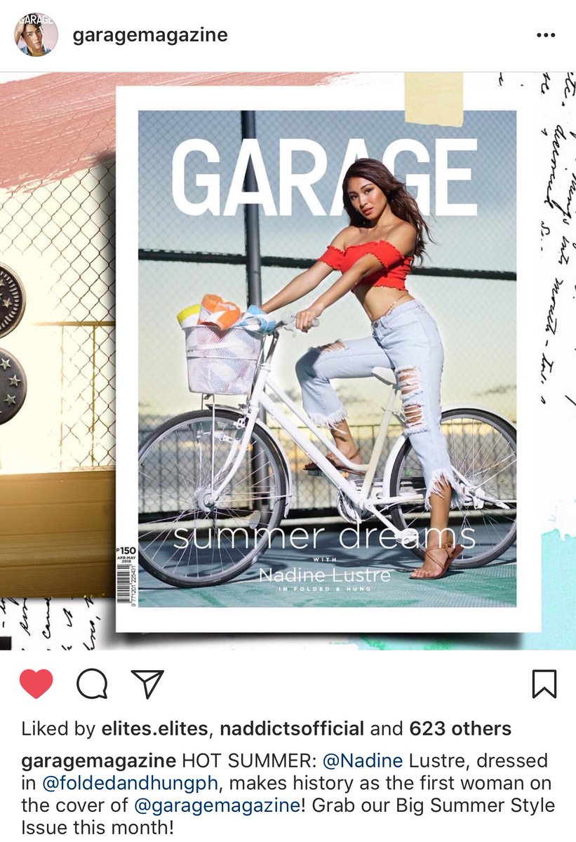 jenjenfuh's tweet photo. Had to take a minute and bow down to this legend...

- First local celeb to partner up with an international make up brand.

- First to grace the cover of 4 different mags in the same month.

- First woman to be on the cover of @garagemagazine.

#NadineLustre #GarageXNadineLustre https://t.co/WEbHo68NQq