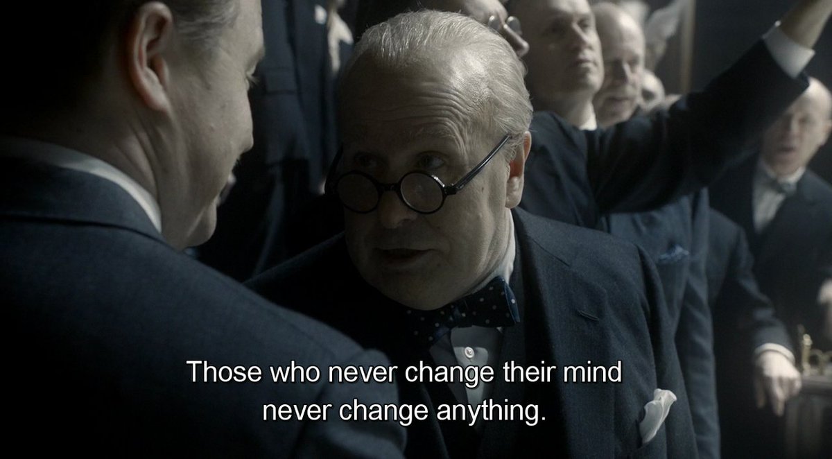 thegreenmailman's tweet photo. 🎥"Darkest Hour" (2017), by Joe Wright

#moviequotes #screencaps #caps #film #movies #darkesthour #joewright #1940s #garyoldman #lilyjames #kristinscottthomas #benmendelsohn #winstonchurchill #worldwar2 #uk #historychanged https://t.co/MDMxOWNdM0