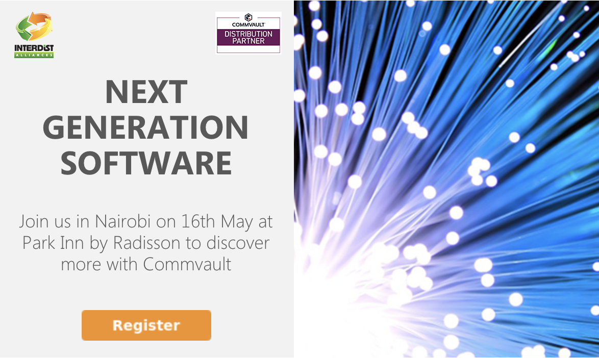 hiperdistt's tweet photo. Get More Value From Your Data with Commvault's Next-Generation Data Management Platform. Join us on 16th May at Park Inn by Radisson, Nairobi. Register here 👉 https://t.co/pSfyKCDMeF @Commvault https://t.co/N5xqy1CpqC