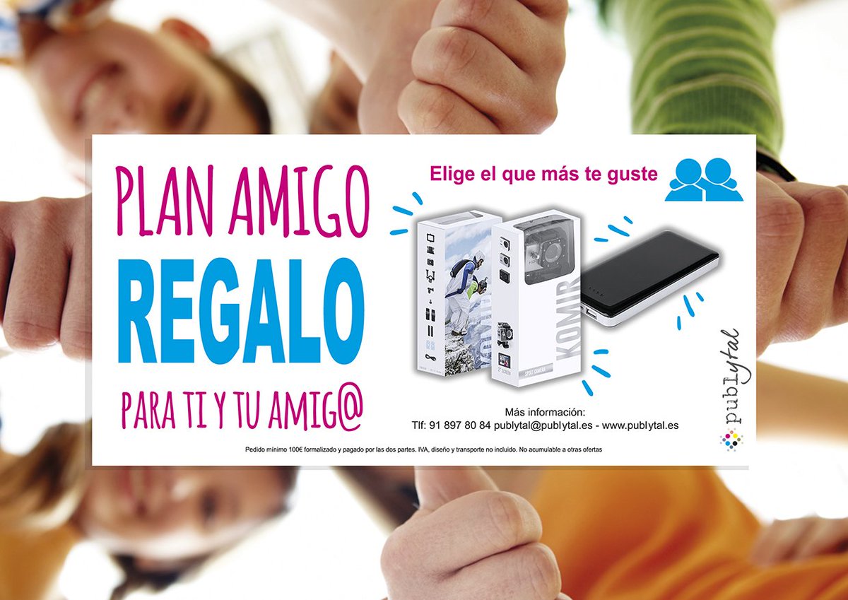 PUBLYTAL's tweet photo. Lo bueno tiene que compartirse. Presentanos a un amigo o dos o .... :-) https://t.co/9Vw8s9Ihqt