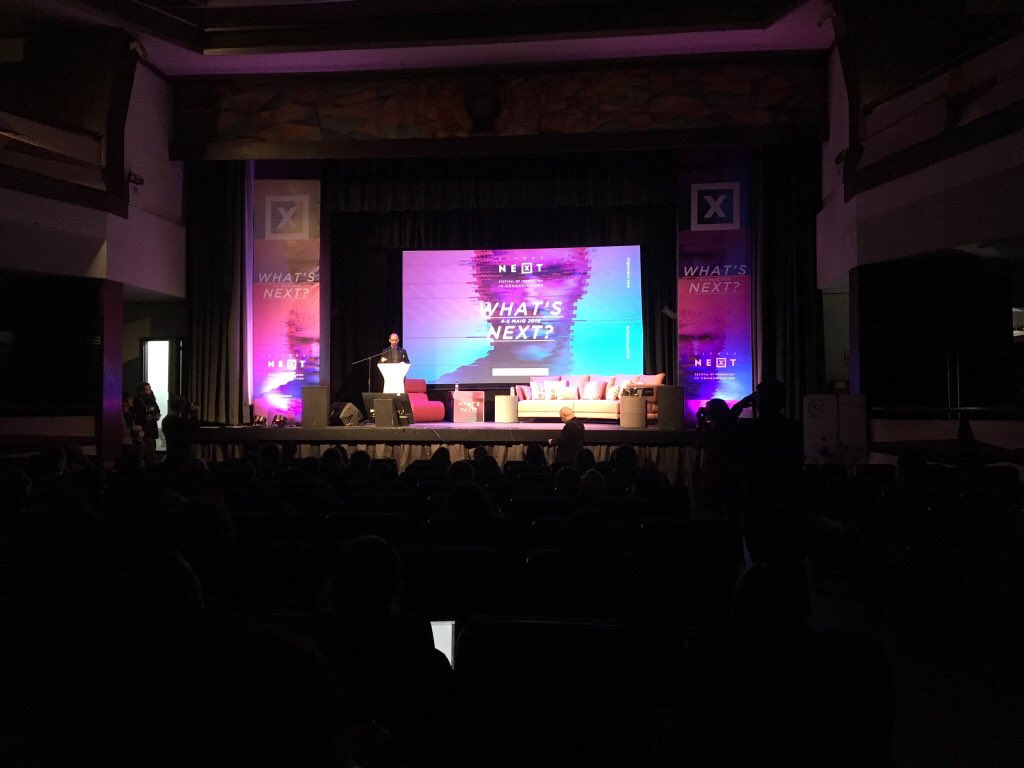 MiquelForns's tweet photo. Acabem d’obrir el @sitgesnext, el festival de la innovació en comunicació. Enguany oferint transversalitat amb el turisme, automoció, banca i música. Avui i demà a #Sitges #innovation #comunication #WhatsNext #SitgesNext2018 https://t.co/Q4iIqyLUSZ