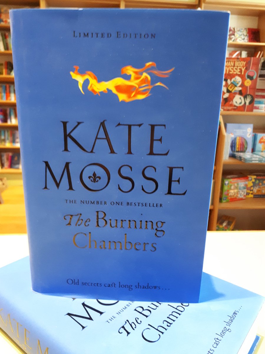 urmstonbooks's tweet photo. The Burning Chambers by Kate Mosse is out now and we have special limited editions on sale in Urmston Bookshop. Copies are signed and numbered. https://t.co/TJpa2c1uDn