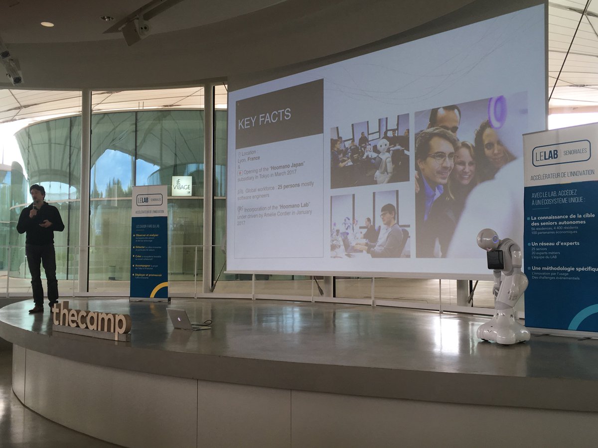 C_Cartaillac's tweet image. Incubation @HoomanoCompany au @LabSenioriales. Présentation projet #RobotAssistant #RobotdeCompagnie aux #ExpertsSenior et #ExpertsMetier