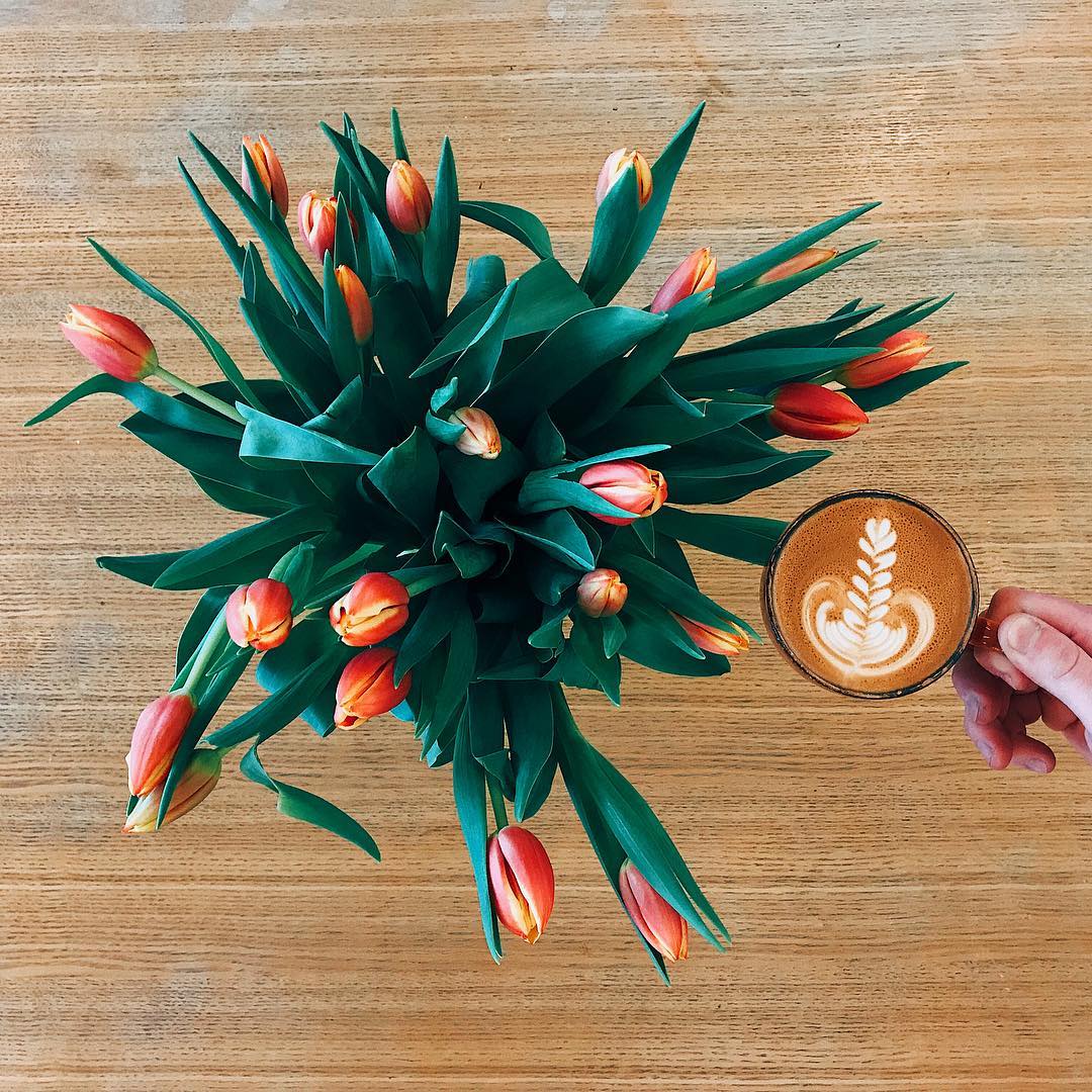 We like our Fridays to be served with a large latte, and preferably a bright bouquet of flowers.