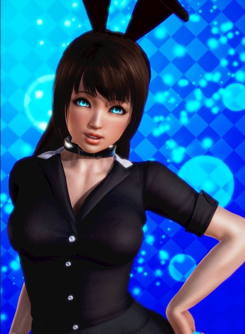 I made my VRChat avatar on Honey Select. 