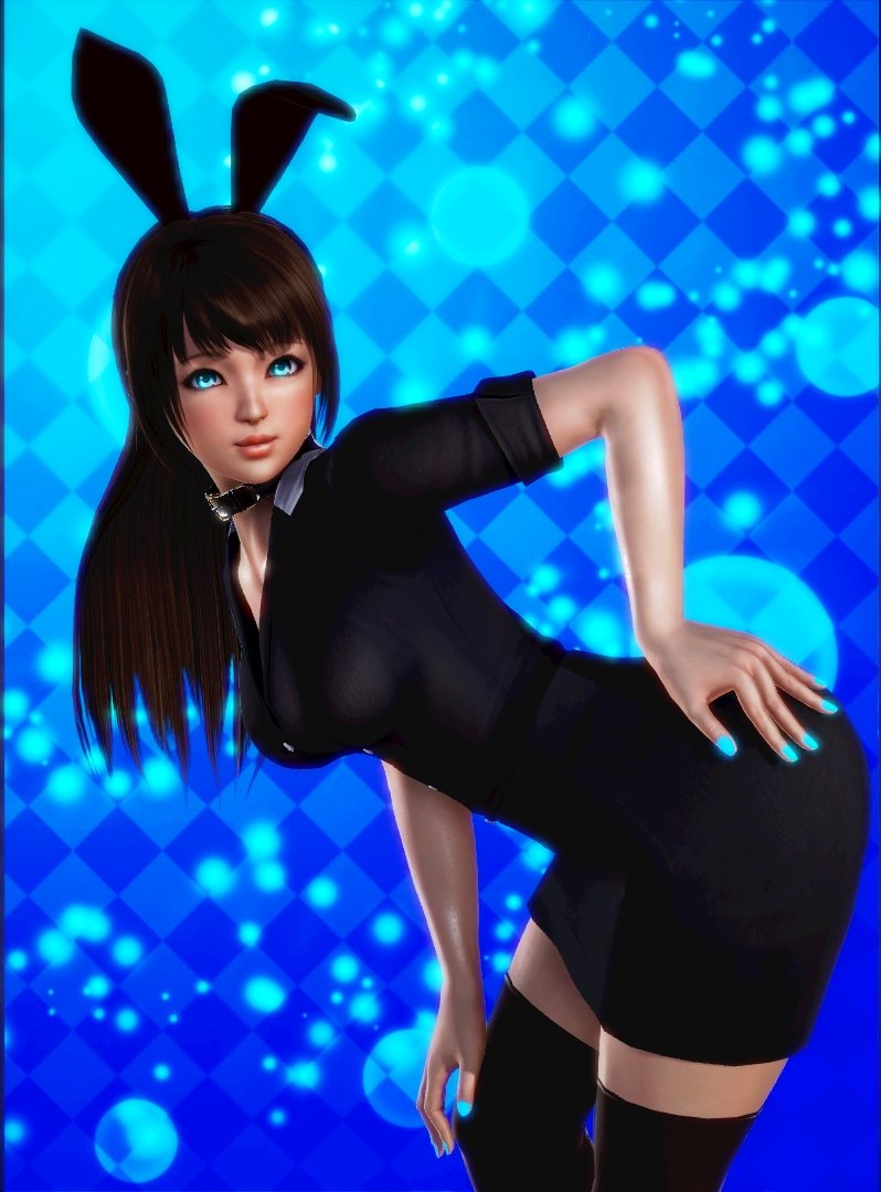 I made my VRChat avatar on Honey Select. 