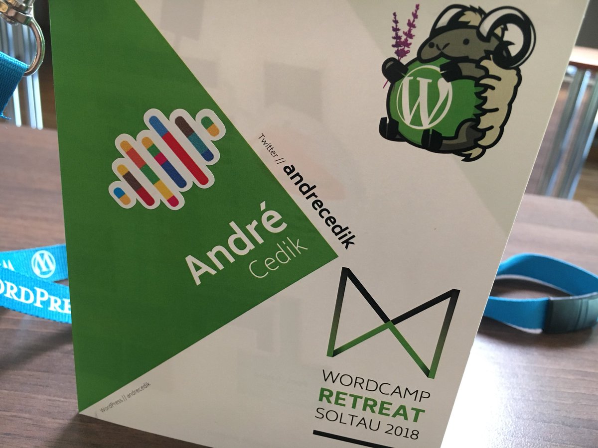 AndreCedik's tweet photo. Pimped my #WCRetreat badge a bit with a @shipcloud sticker. 😉
#ShippingServiceProvider #ShipcloudForWooCommerce #wordpress #WooCommerce https://t.co/JJqwRdpy33