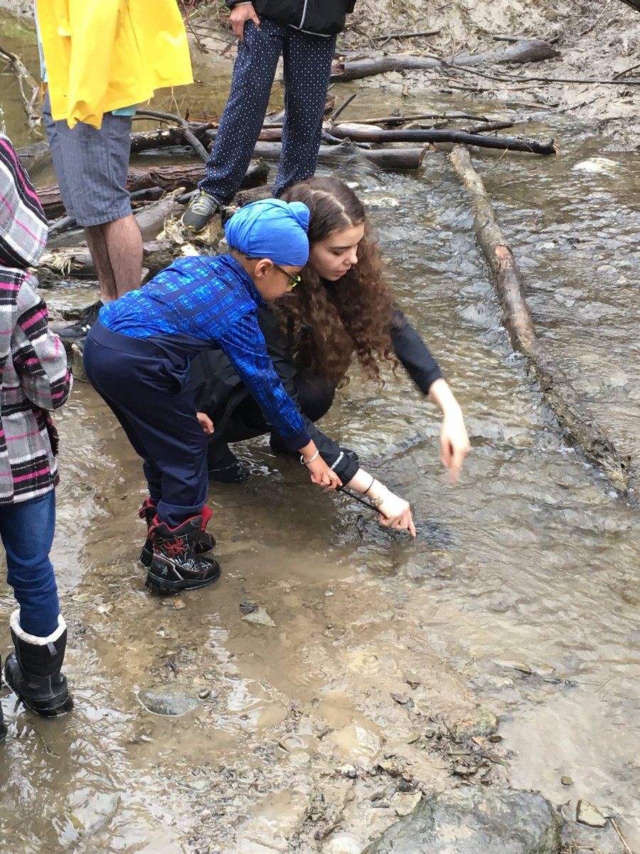 bucknleaf's tweet image. Releasing #Atlantic #salmon in the #Humber #River @BoltonCamp with Monica from @OntarioStreams and our elementary #friends from @JBoltonps @ofah @PeelSchools