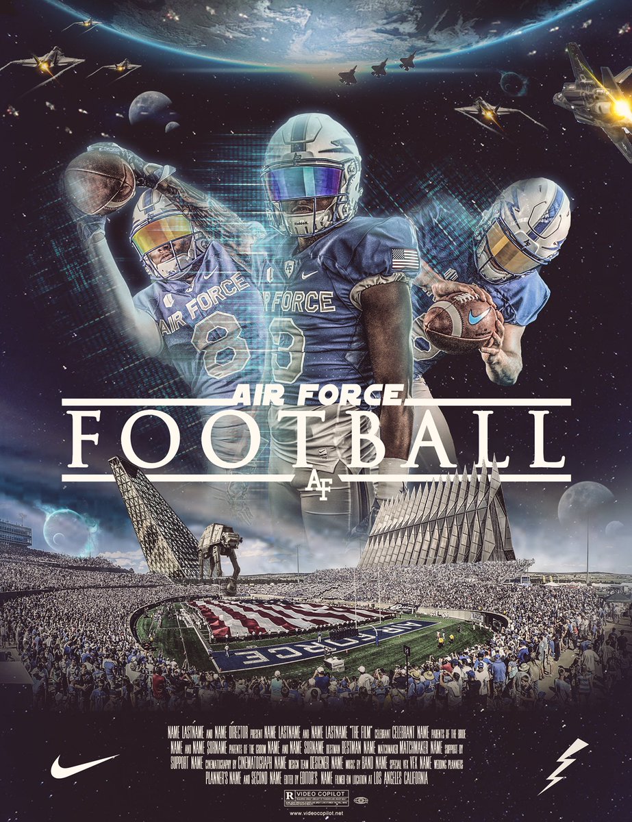 AF_Football's tweet photo. From a stadium far, far away. #MayThe4thBeWithYou #StarWarsDay #LetsFly https://t.co/wX5Tmel31G
