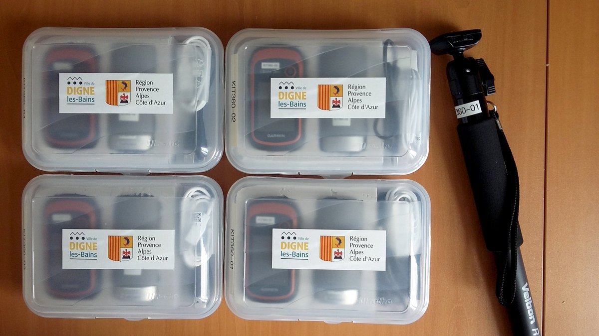 mairiedigne's tweet photo. Nos #KIT360 sont presque finalisés : 1 GPS, 1 caméra 360° et une perche. Tests gradeur nature prévus vendredi 11 mai lors de l'Opération Libre à @salondeprovence avec @Anonymal et @JLZIMMERMANN. Merci à @OpenPACA #datasud @regionpaca #Digne https://t.co/zS1lX8ZKOI