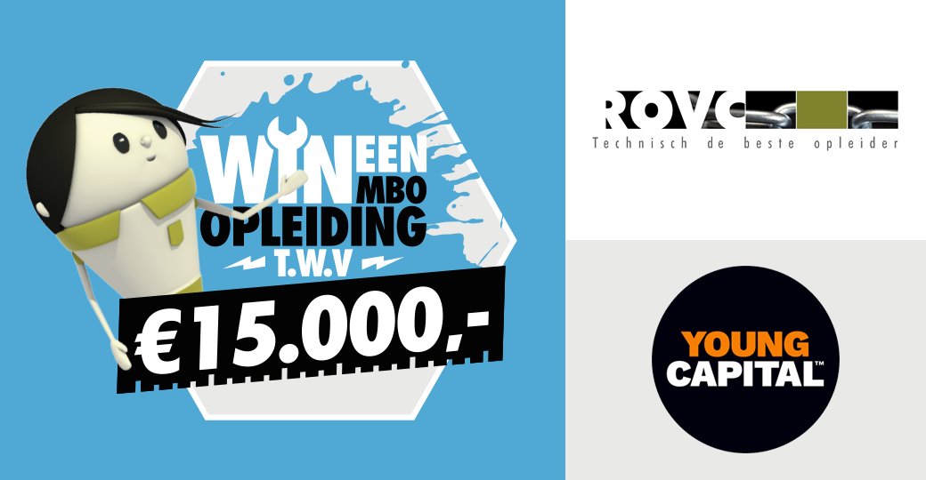 Deze week een mooie opdracht opgeleverd waarmee deelnemers een technische mbo-opleiding t.w.v. €15.000,- naar keuze kunnen winnen bij ROVC. Bekijk het resultaat op techchallenge.nl