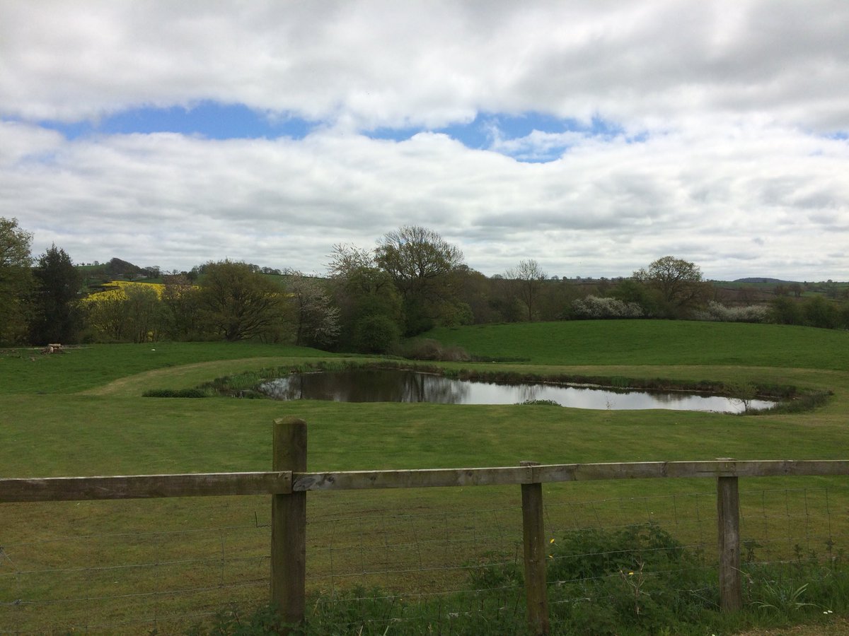 Beautiful day for a site visit in sunny Montgomeryshire