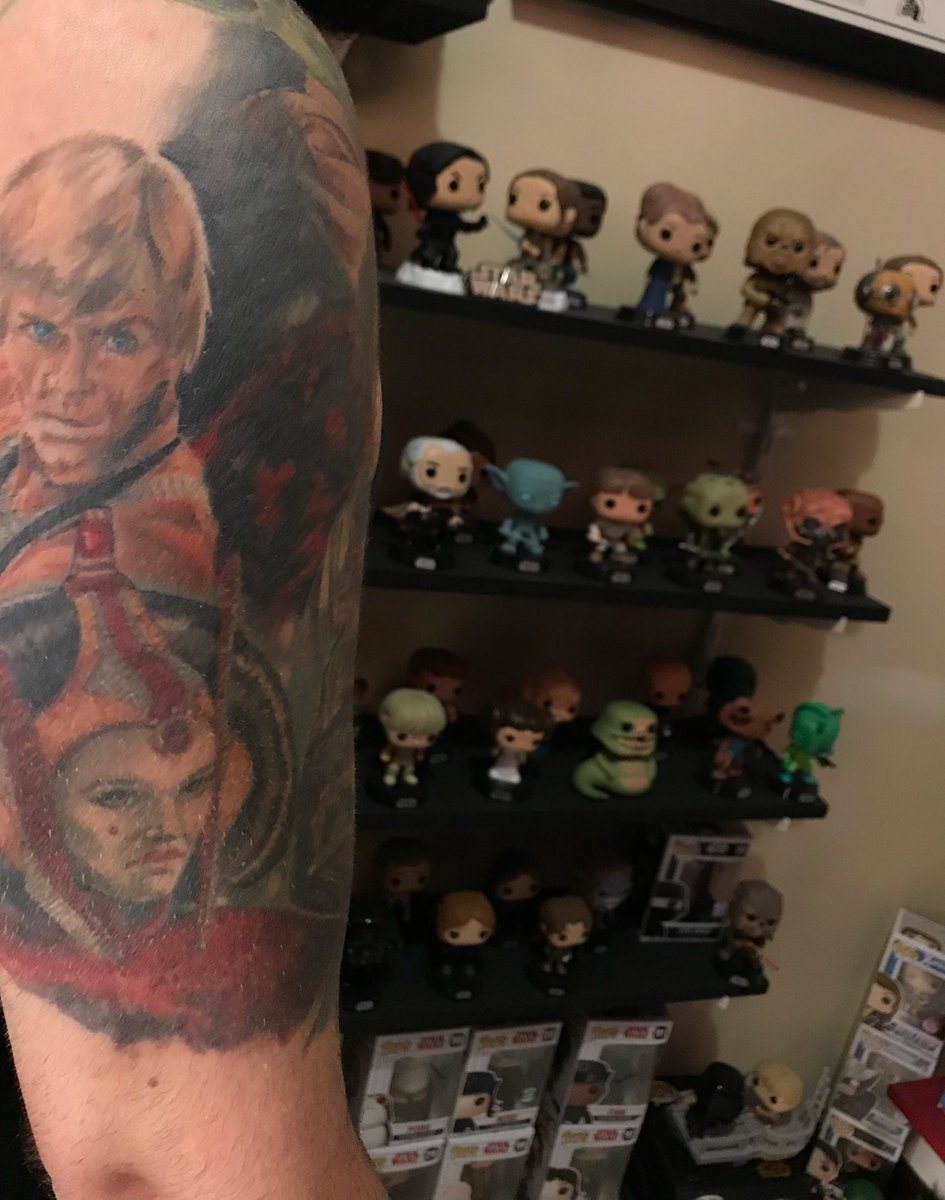 A year ago I got this @HamillHimself tattoo, will the force help me this #MayTheFourthBeWithYou to get his RT?