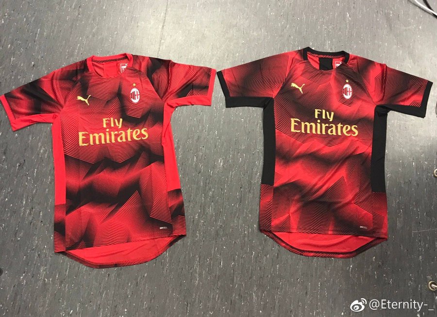 Milan, la Cina è vicina: ecco le possibili nuove maglie d'allenamento dei  rossoneri - FOTO - Milan News 24
